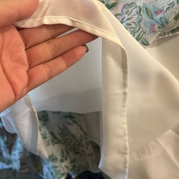 House Of Harlow 1960 x Revolve Tiered Ruffle Paisley Maxi Dress, size LARGE - Picture 11 of 14